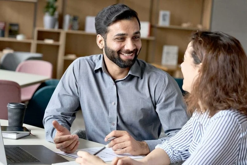 interview of happy smiling hr manager interview of happy smiling hr manager