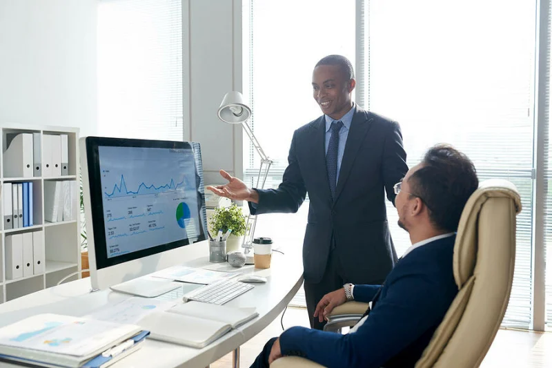 showing work results showing work results